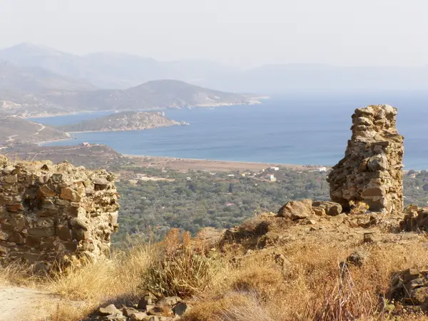 Κάστρο Βολισσού η θέα, Χίος